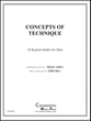 CONCEPTS OF TUBA TECHNIQUE TUBA METHOD P.O.D. cover